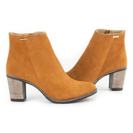 Olivier Botas Sara Rude de tacón naranja 4