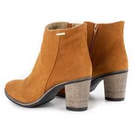 Olivier Botas Sara Rude de tacón naranja 5