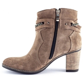 Olivier Botas con cadena Megi beige 1 Olivier Botas con cadena Megi beige 1