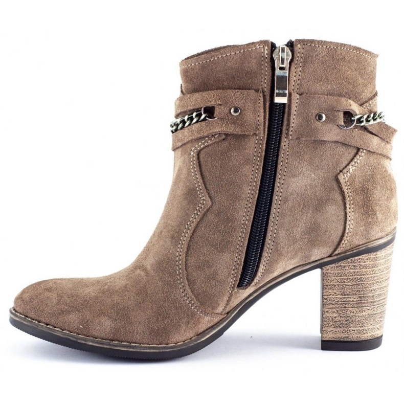 Olivier Botas con cadena Megi beige 1 Olivier Botas con cadena Megi beige 1