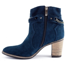 Olivier Botas con cadena Megi azul marino 1 Olivier Botas con cadena Megi azul marino 1