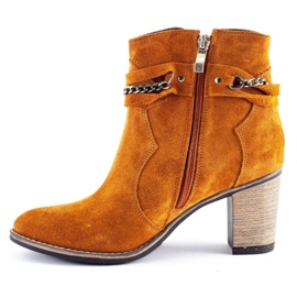 Olivier Botas con cadena Megi rojo naranja 1 Olivier Botas con cadena Megi rojo naranja 1