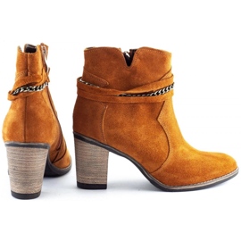 Olivier Botas con cadena Megi rojo naranja 4