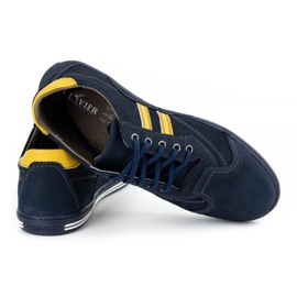 ABIS Zapatos de hombre 1801N azul marino 4