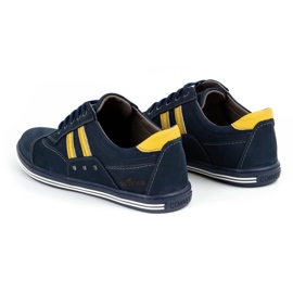 ABIS Zapatos de hombre 1801N azul marino 6