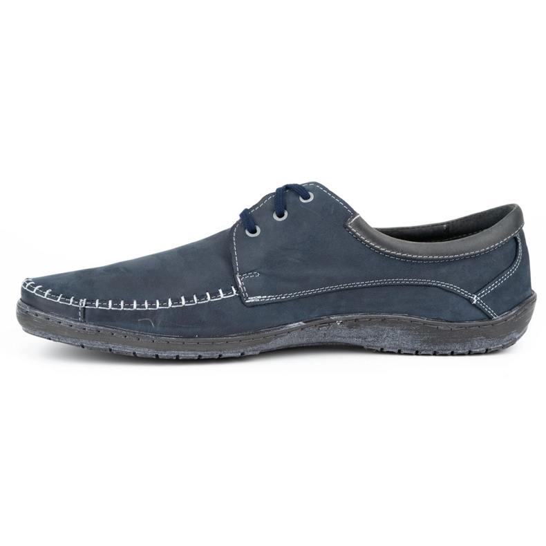 Mario Pala Zapatos hombre 539 azul marino 1