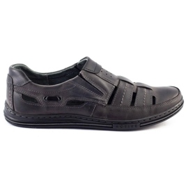 Polbut Zapatos de hombre calados 06 para verano Gris 5