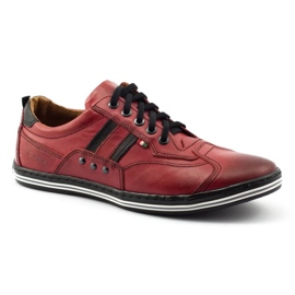 ABIS Zapatos casual hombre 1801 rojo 1