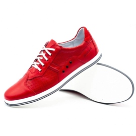 Polbut Zapatos casuales rojos 1801L para hombre 3