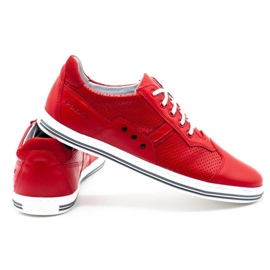 Polbut Zapatos casuales rojos 1801L para hombre 4