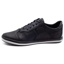 Polbut 1801P zapatos casuales negros para hombre 3