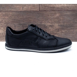 Polbut 1801P zapatos casuales negros para hombre 2