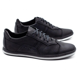 Polbut 1801P zapatos casuales negros para hombre 4