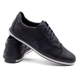 Polbut 1801P zapatos casuales negros para hombre 5