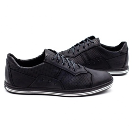 Polbut 1801P zapatos casuales negros para hombre 6