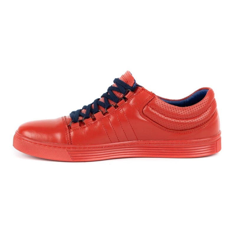 KENT Zapatos casuales de hombre 305 rojo 1