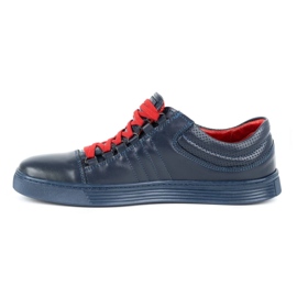 KENT Zapatos casuales de hombre 305 azul marino 1