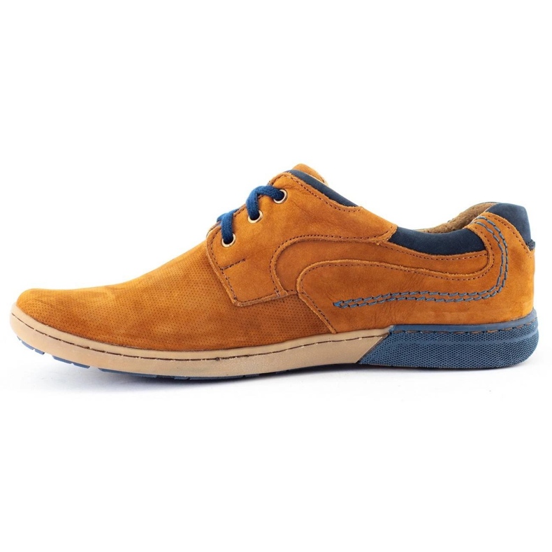 KOMODO Zapatos casual hombre 861L rojo marrón 1