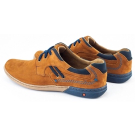 KOMODO Zapatos casual hombre 861L rojo marrón 6