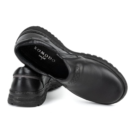KOMODO Zapatos casuales negros para hombre 869 4
