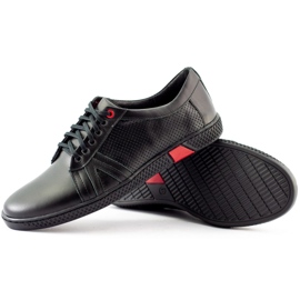 KOMODO Zapatos casuales negros para hombre 910 3