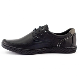 KOMODO Zapatos casuales negros para hombre 911 1
