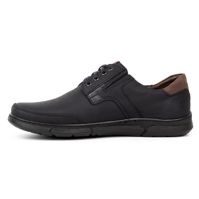 Polbut Zapatos casuales negros para hombre J55 1