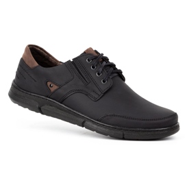 Polbut Zapatos casuales negros para hombre J55 2