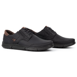 Polbut Zapatos casuales negros para hombre J55 3
