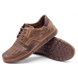 Polbut Zapatos casuales de hombre J55 para verano marrón 3