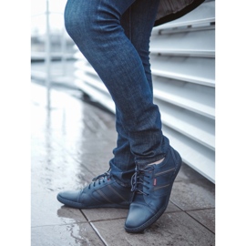 Polbut Zapatos casual hombre R3 Perforation Azul Marino 1