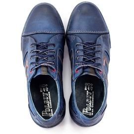 Polbut Zapatos casual hombre R3 Perforation Azul Marino 9