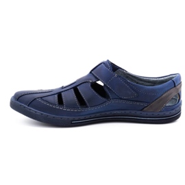 Polbut Zapatos de hombre K18 azul marino 3