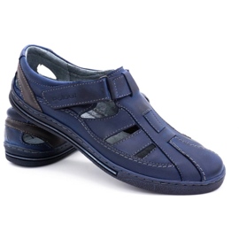 Polbut Zapatos de hombre K18 azul marino 6