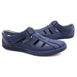 Polbut Zapatos de hombre K18 azul marino 7