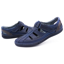 Polbut Zapatos de hombre K18 azul marino 8