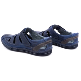 Polbut Zapatos de hombre K18 azul marino 9