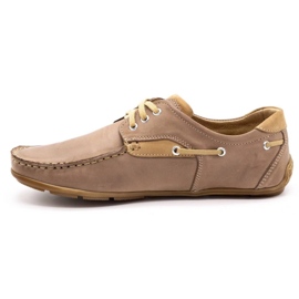 KENT Zapatos de hombre mocasines 208 marrón 1