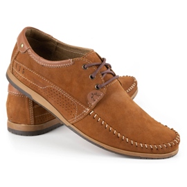KOMODO Zapatos Mocasines de hombre 875 camel multicolor naranja 4