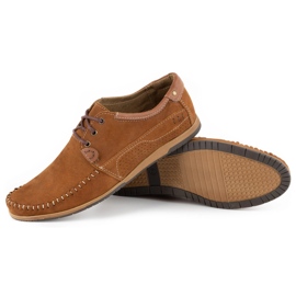 KOMODO Zapatos Mocasines de hombre 875 camel multicolor naranja 3