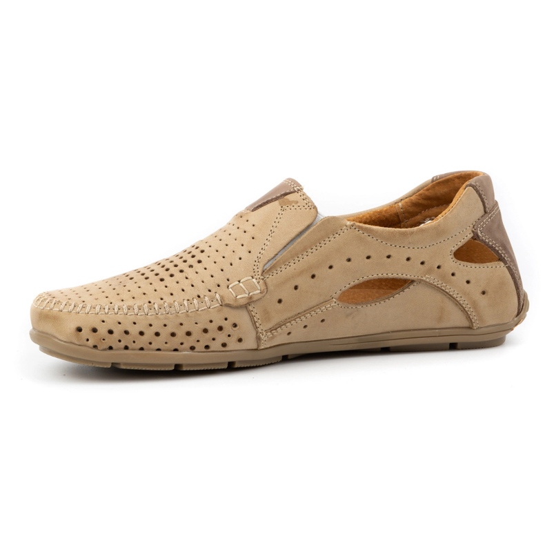Mario Pala Zapatos de hombre mocasines 901 verano beige 1