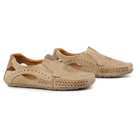 Mario Pala Zapatos de hombre mocasines 901 verano beige 2