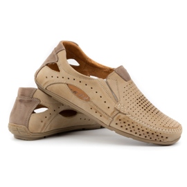 Mario Pala Zapatos de hombre mocasines 901 verano beige 5