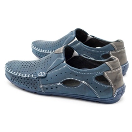 Olivier Zapatos hombre mocasines 901 verano azul marino 7