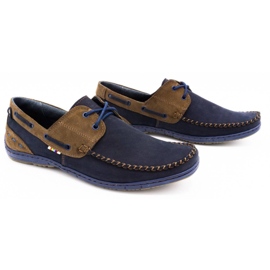 KOMODO Zapatos hombre mocasines 902 azul marino 3