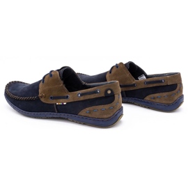 KOMODO Zapatos hombre mocasines 902 azul marino 8