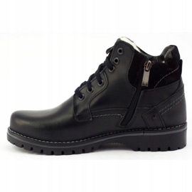 KOMODO Botas de nieve aislantes para hombre negras 885 negro 1