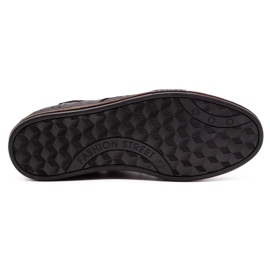 Polbut Zapatos verano hombre piel 09 negro con marrón multicolor 2