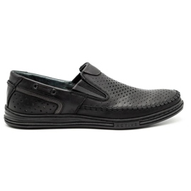 Polbut Zapatos verano hombre piel 09 para verano negro con gris multicolor 1