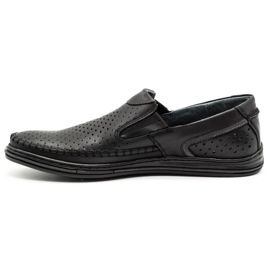 Polbut Zapatos verano hombre piel 09 para verano negro con gris multicolor 2